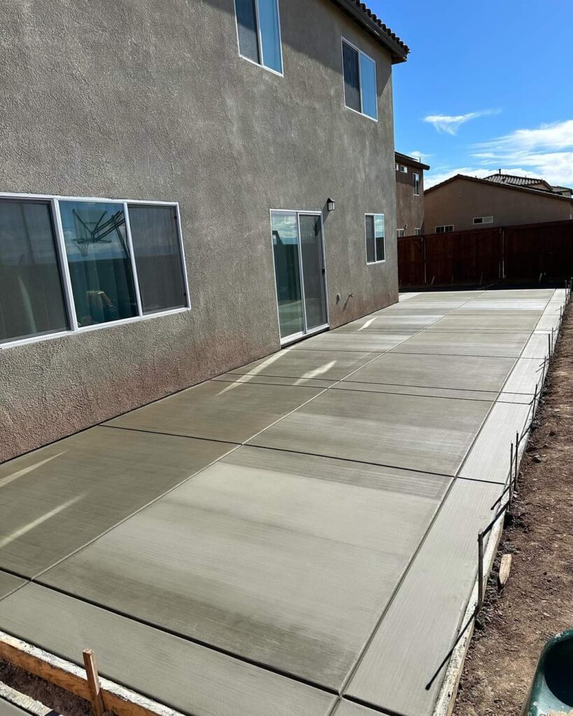 Valley Concrete's El Centro Concrete Patio